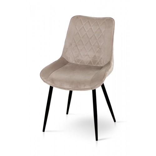 Стілець КОРФУ, велюр мокрий пісок Мікс меблі