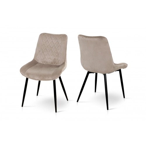 Стілець КОРФУ, велюр мокрий пісок Мікс меблі