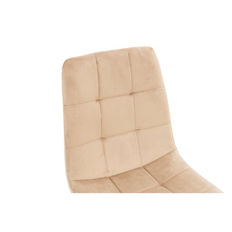 Стілець Ментос чорний/ велюр бежевий Мікс меблі