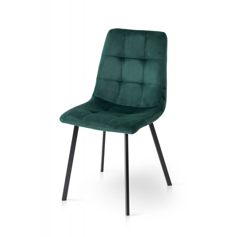 Стілець Ментос чорний/ велюр зелений Мікс меблі