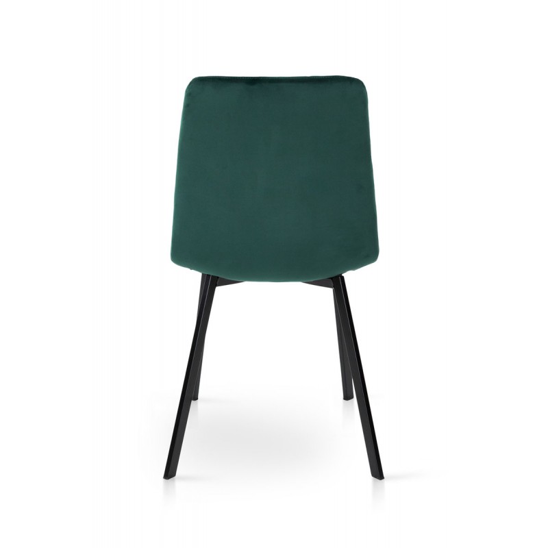 Стілець Ментос чорний/ велюр зелений Мікс меблі