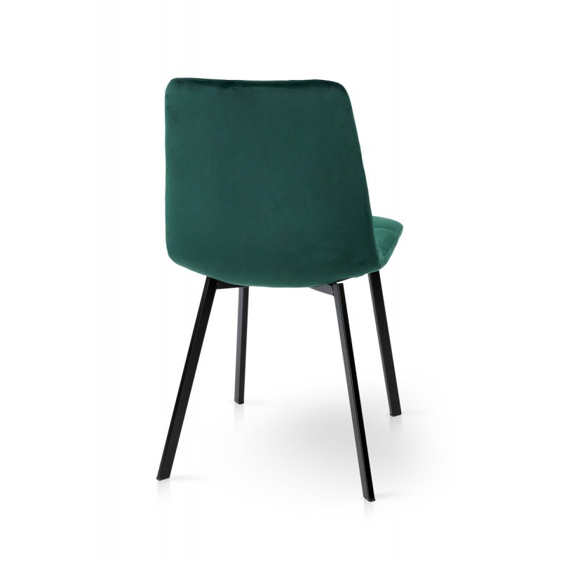 Стілець Ментос чорний/ велюр зелений Мікс меблі