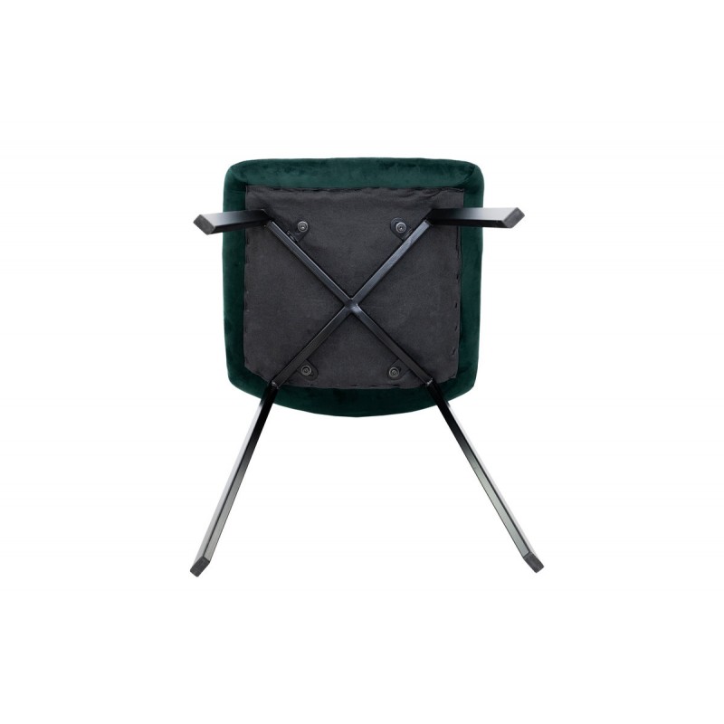 Стілець Ментос чорний/ велюр зелений Мікс меблі