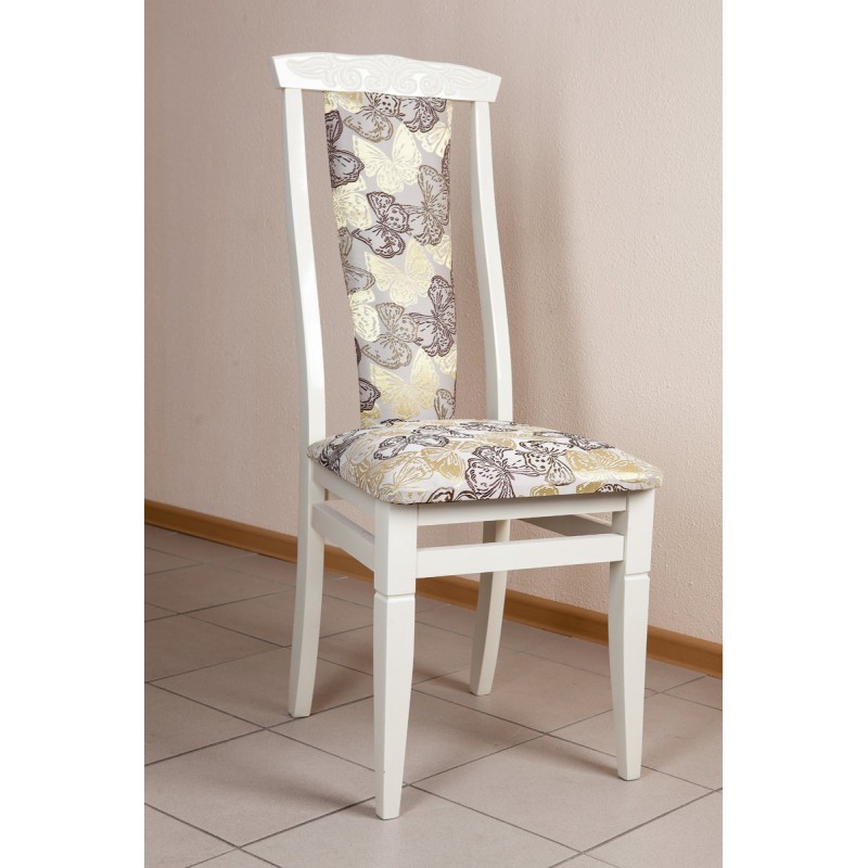 Стілець обідній Чумак-2, слон кістка/бабочка NEW Мікс меблі