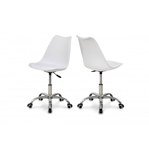 Стілець офісний Ельф, білий Мікс меблі