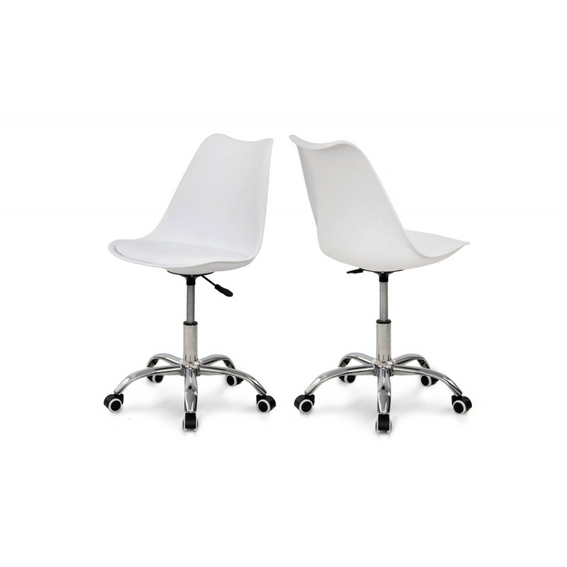 Стілець офісний Ельф, білий Мікс меблі