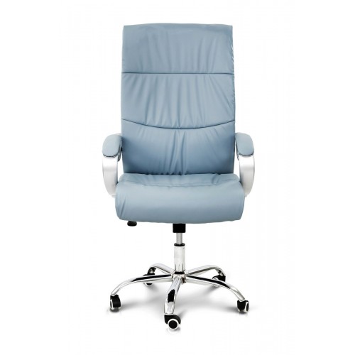 Стілець офісний Ентер ЛАЙТ, сіро-блакитний Мікс меблі