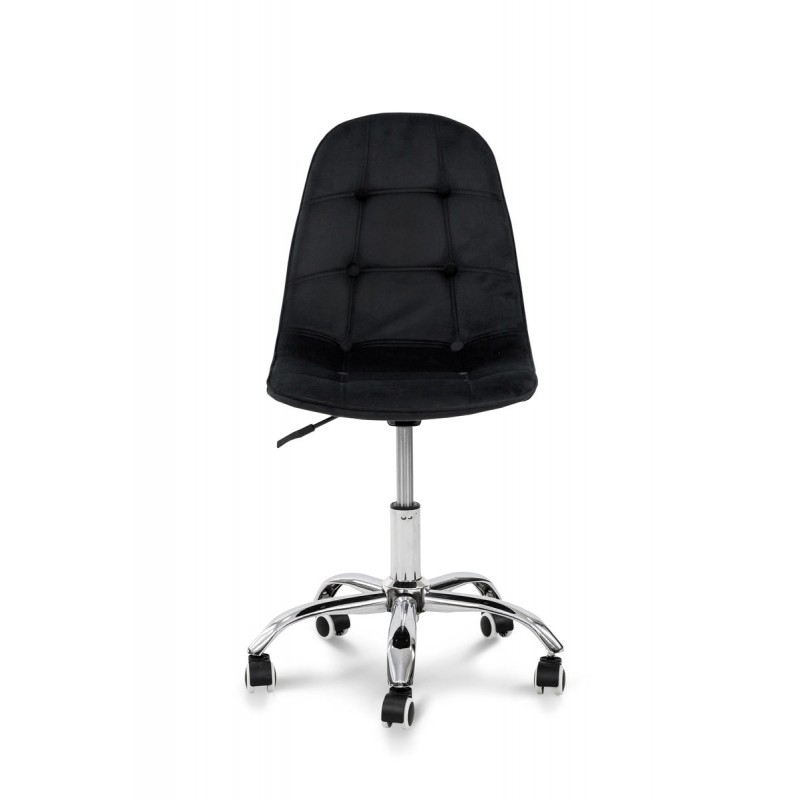 Стілець офісний Марсель, велюр чорний Мікс меблі