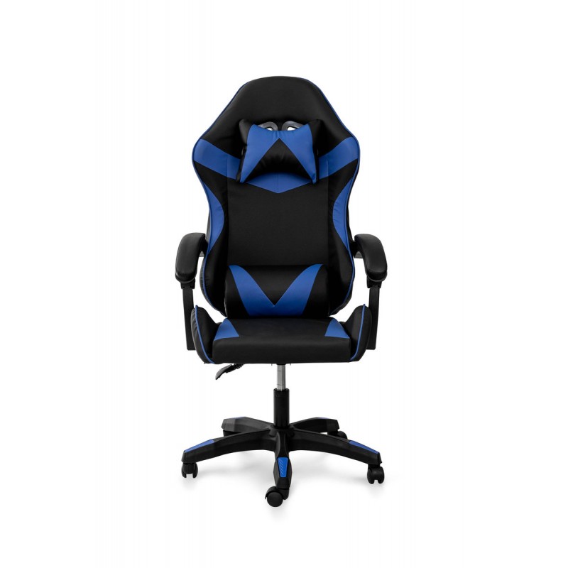 Стілець офісний Слім, чорний/синій Мікс меблі