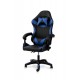 Стілець офісний Слім, чорний/синій Мікс меблі