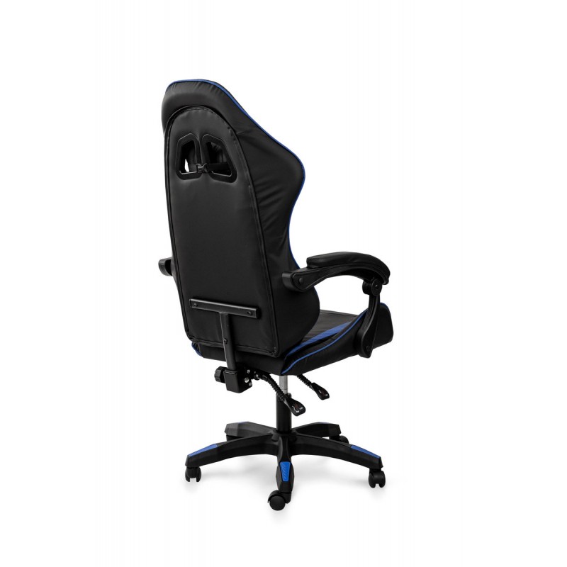 Стілець офісний Слім, чорний/синій Мікс меблі