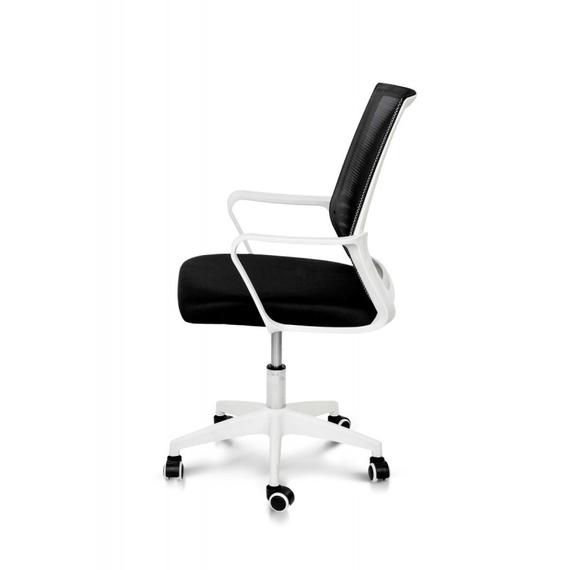 Стілець офісний Веб, чорний/білий Мікс меблі