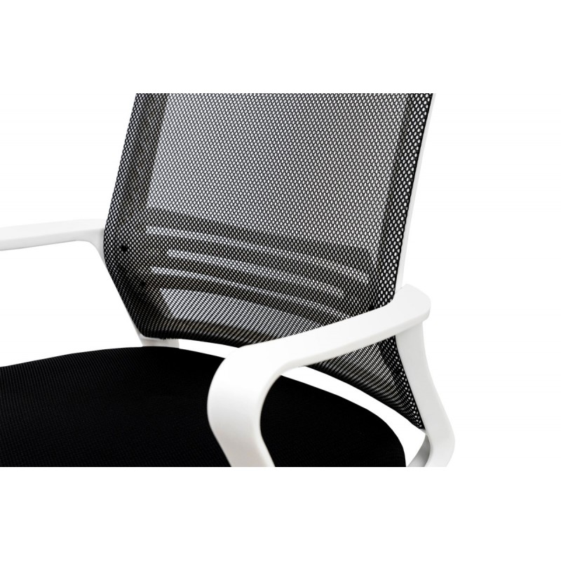 Стілець офісний Веб, чорний/білий Мікс меблі