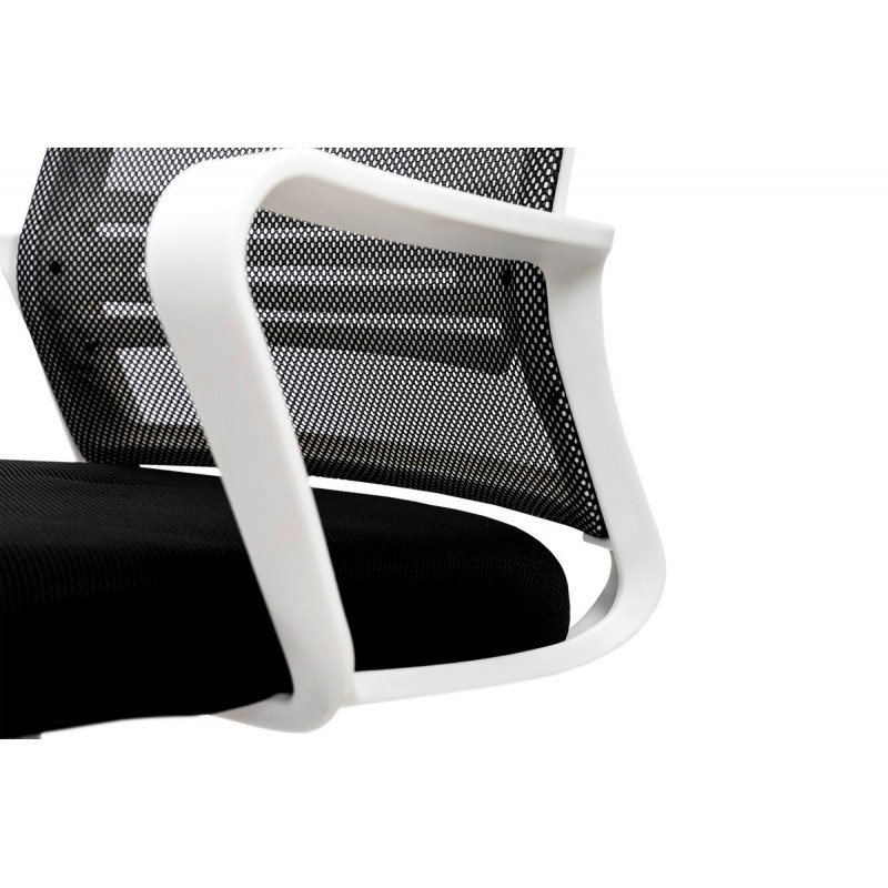 Стілець офісний Веб, чорний/білий Мікс меблі