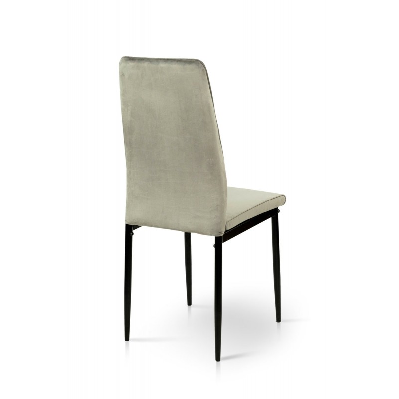 Стілець Річь, чорний/велюр сірий Мікс меблі