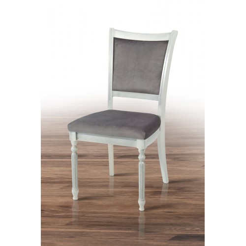 Стілець Сицилія, білий+срібна патина Мікс меблі