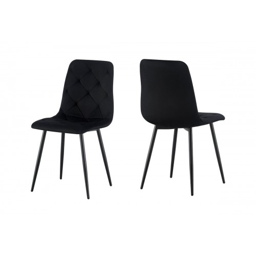 Стілець Трасті, чорний/ велюр чорний Мікс меблі