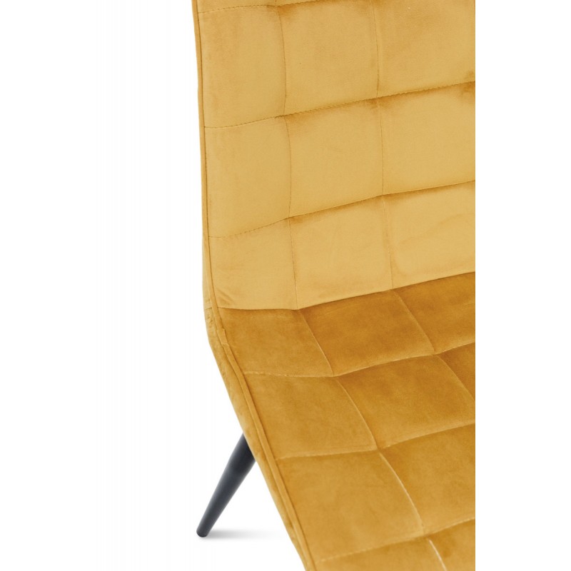 Стілець Віллі чорний /велюр карі Мікс меблі