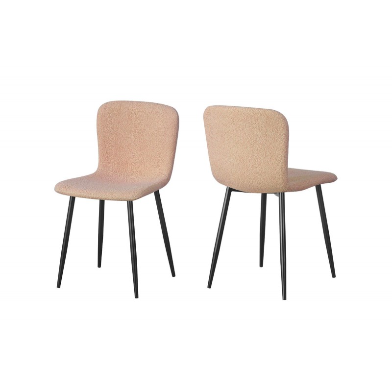 Стілець Юккі, чорний/ буклє крем Мікс меблі