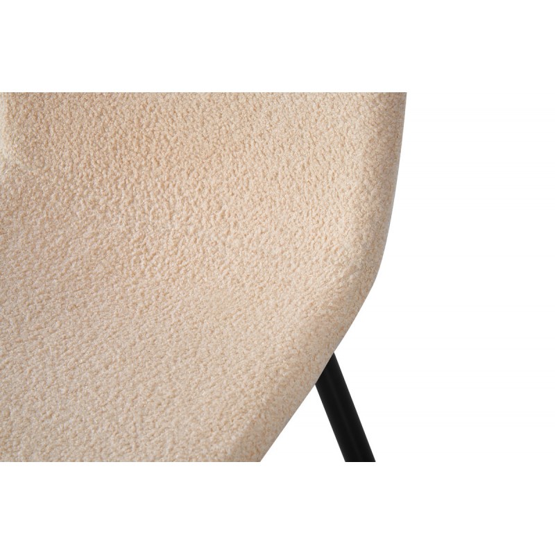 Стілець Юккі, чорний/ буклє крем Мікс меблі