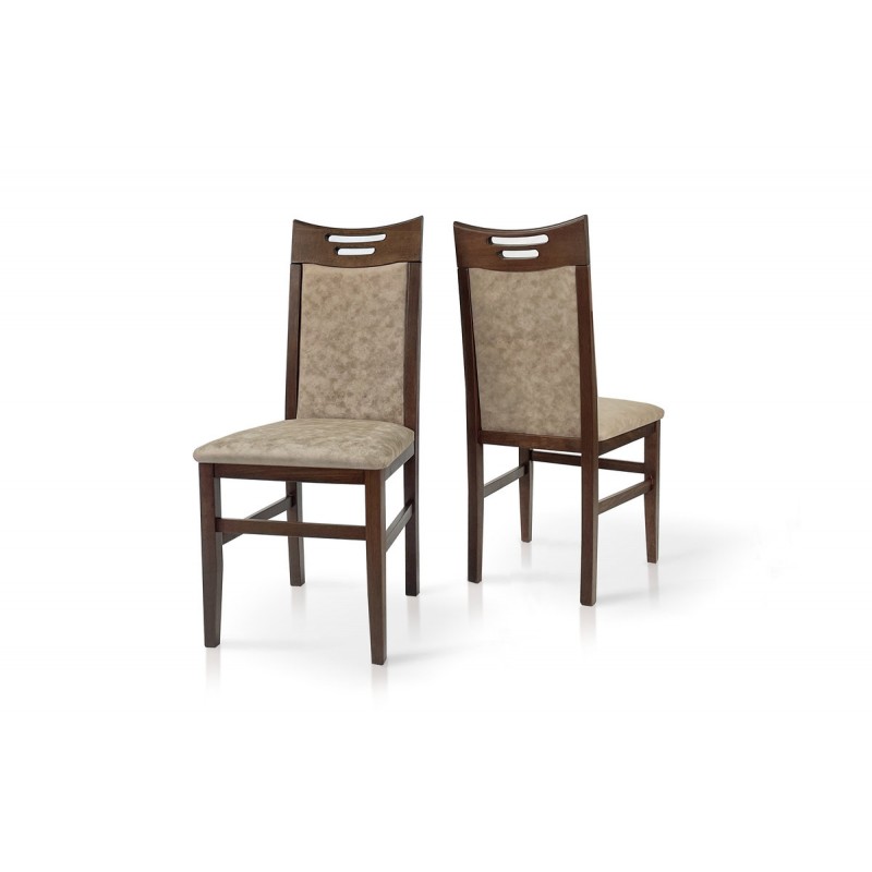 Стілець Юля (т.горіх/АЛЯСКА беж) Мікс меблі