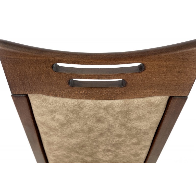 Стілець Юля (т.горіх/АЛЯСКА беж) Мікс меблі