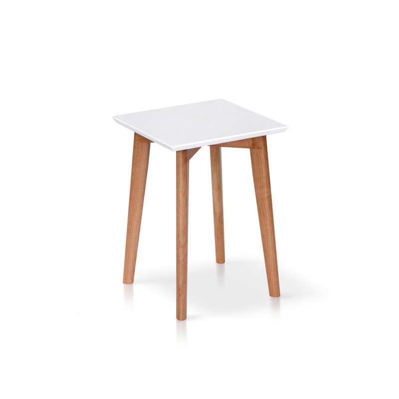 Табурет Модерн, білий/натуральний Мікс меблі