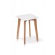 Табурет Модерн, білий/натуральний Мікс меблі