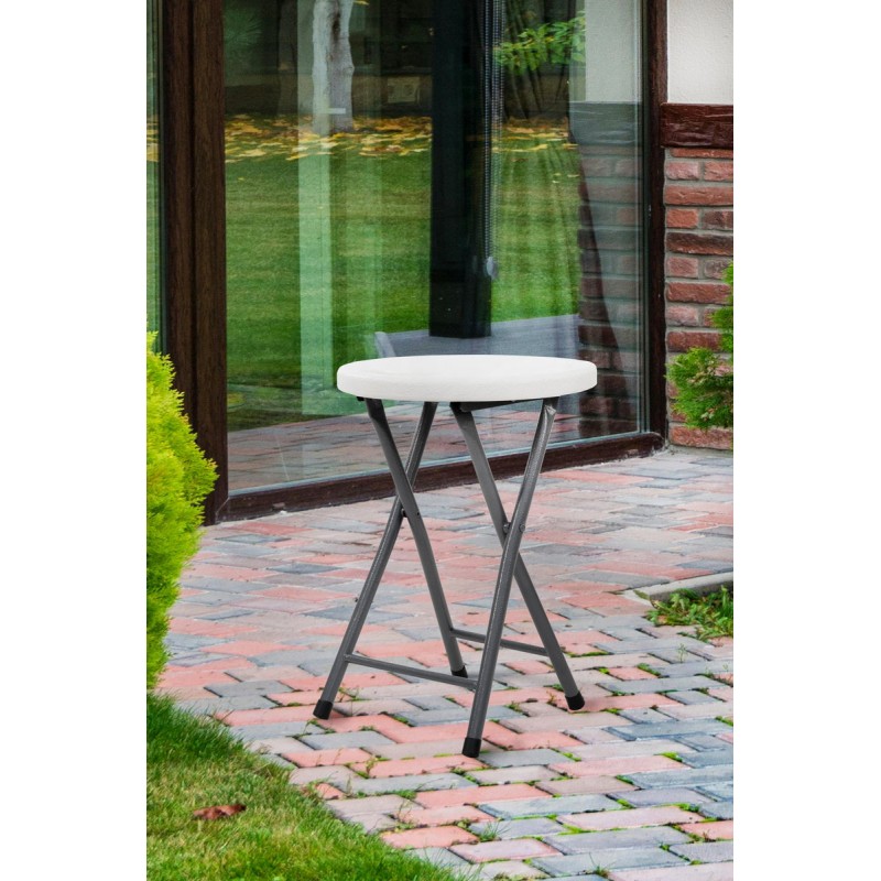 Табурет розкладний Літл, білий Мікс меблі