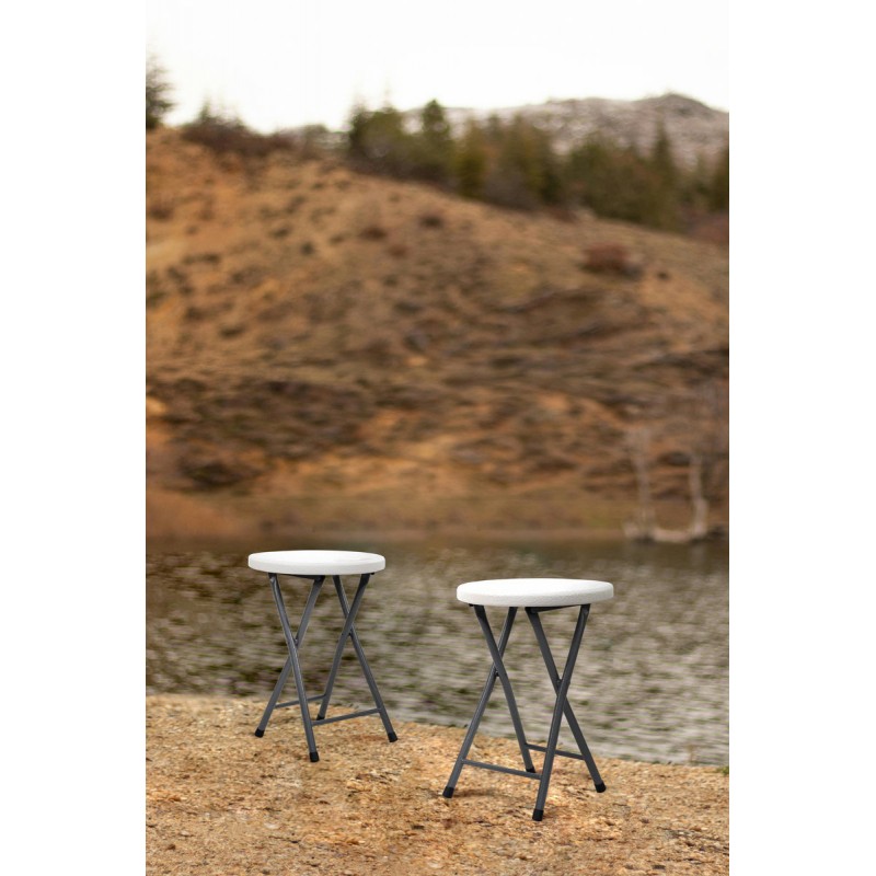 Табурет розкладний Літл, білий Мікс меблі