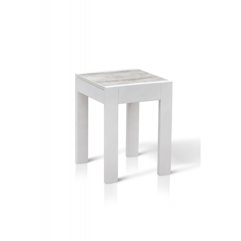 Табурет Слайдер, білий/урбан Мікс меблі