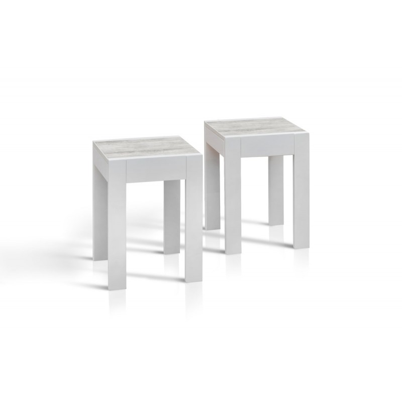 Табурет Слайдер, білий/урбан Мікс меблі