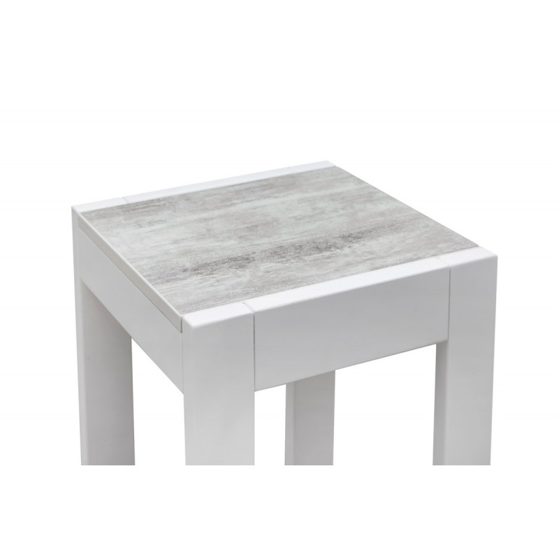 Табурет Слайдер, білий/урбан Мікс меблі