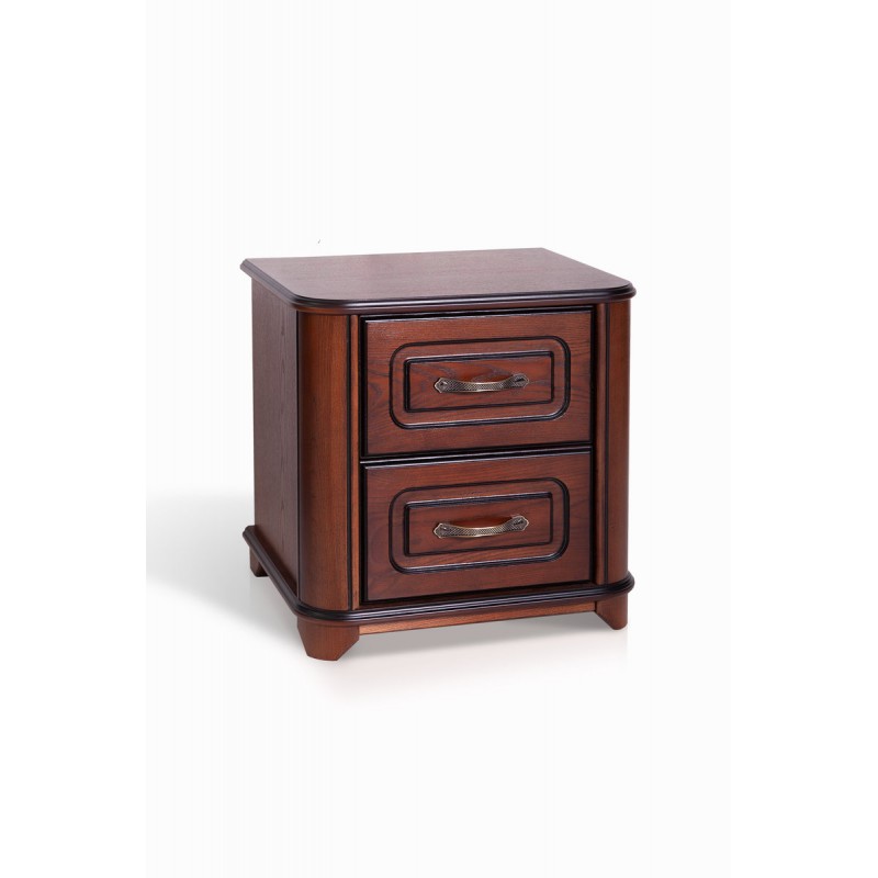 Тумба Феліція, білий+срібна патина Мікс меблі