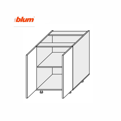 Фасад кухонний Міленіум 80Н/720 2дв Pro Blum ML-086 МіроМарк