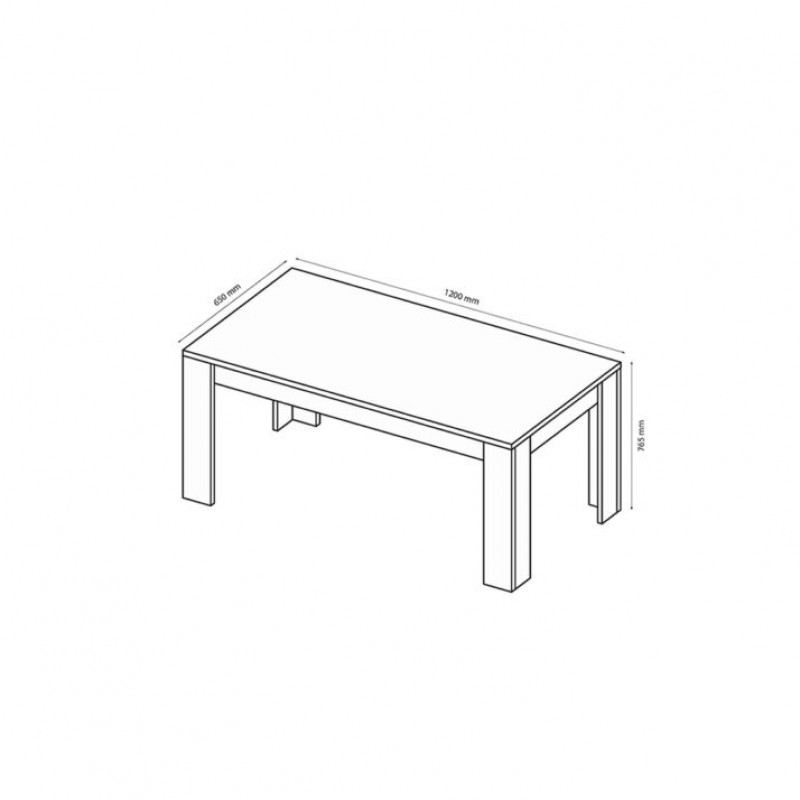 Стіл столовий 1200х700 АСТІ МіроМарк