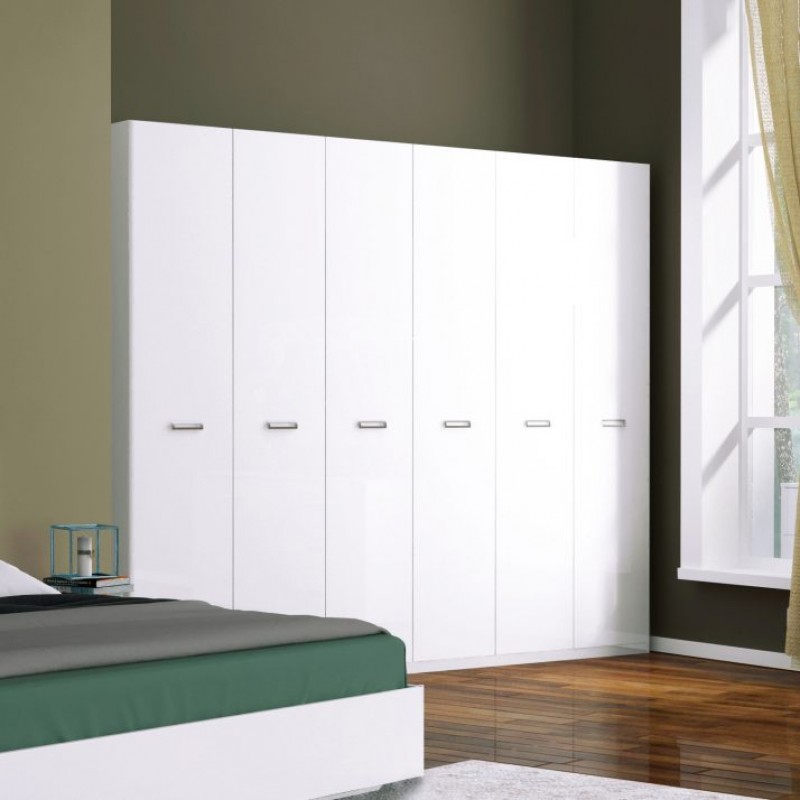 Шафа 6дв БЕЛЛА без дзеркал МіроМарк