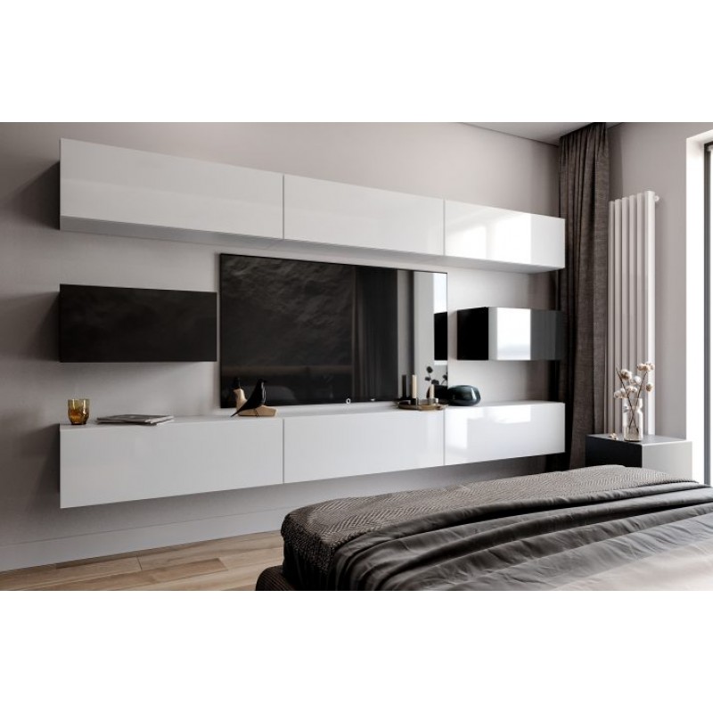 Модульна вітальня BOX-F3 BX-F3-WB/BL МіроМарк