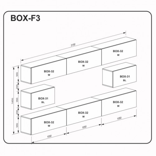 Вітальний набір BOX F3 BX-F3-WB/BL МіроМарк