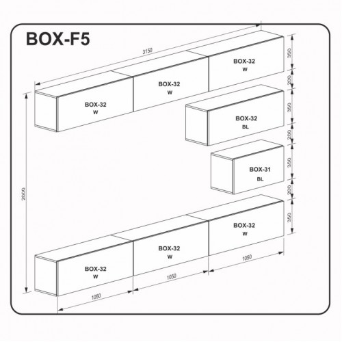 Вітальний набір BOX F5 BX-F5-WB/BL МіроМарк