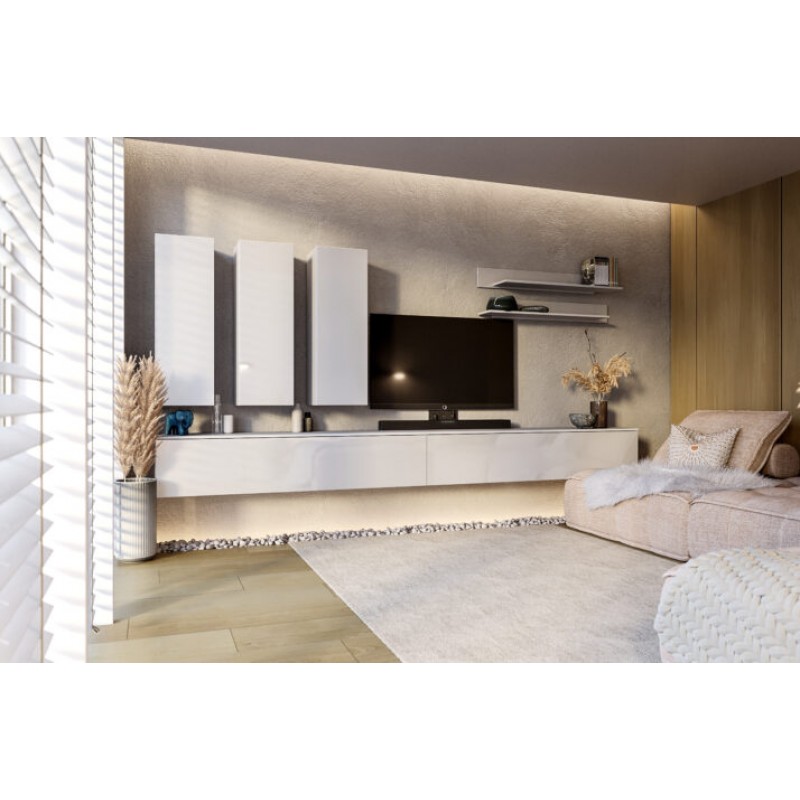 Модульна вітальня BOX-TV4 BX-TV4-WB МіроМарк