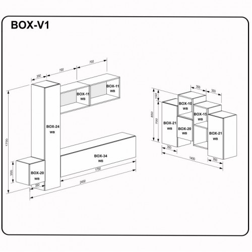 Вітальний набір BOX V1 BX-V1-WB МіроМарк