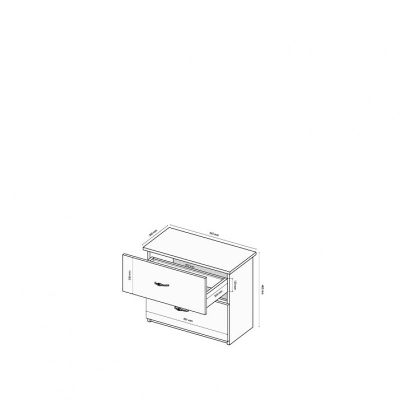 Тумба Jennifer JF-52-RB МіроМарк