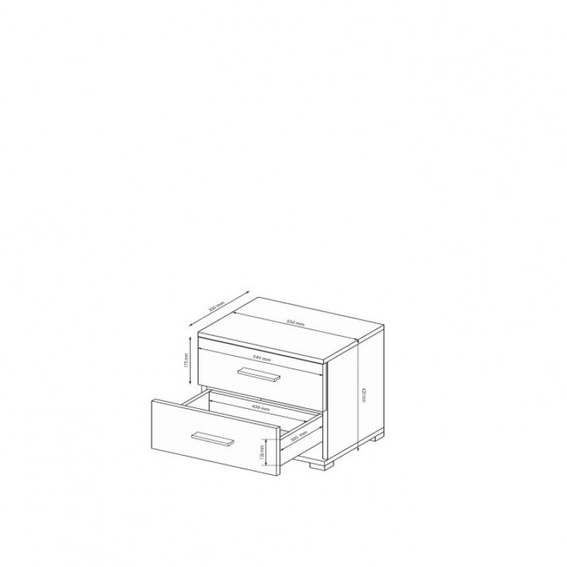 Тумба Dominika DK-52-GT МіроМарк