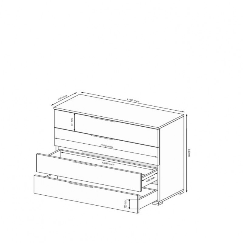 Комод Doni DN-64-GT МіроМарк Комод Doni DN-64-GT МіроМарк