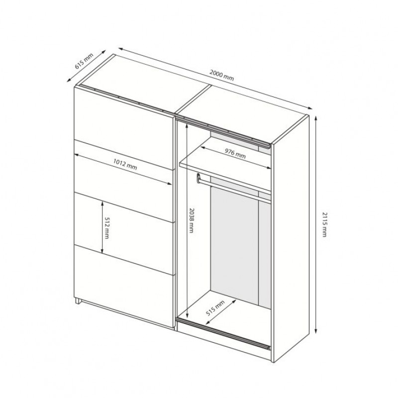 Шафа-купе Family FM-20-WB МіроМарк