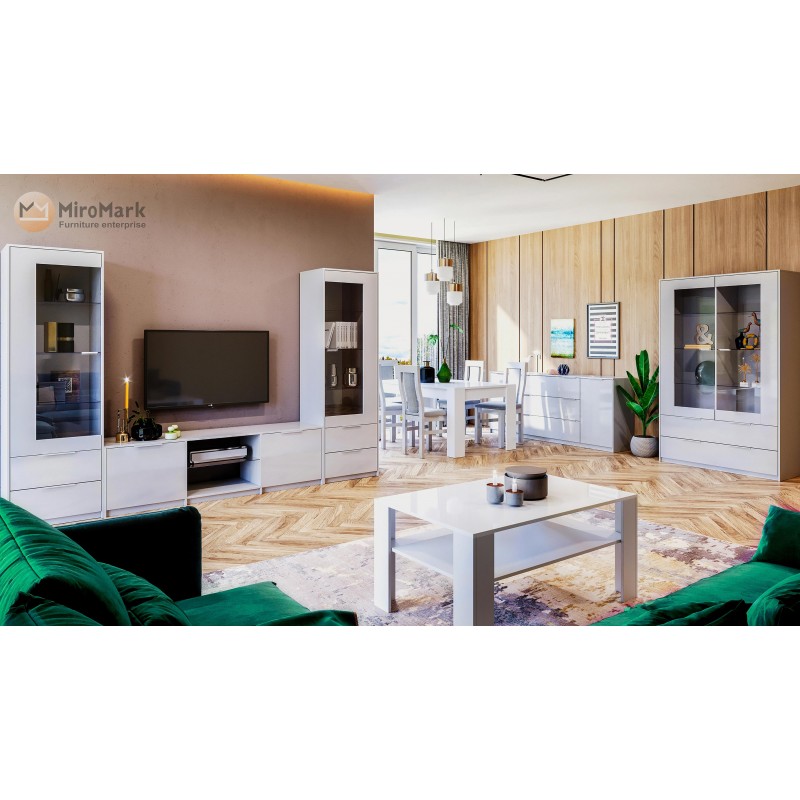 Вітальня Roma Глянець Білий МіроМарк