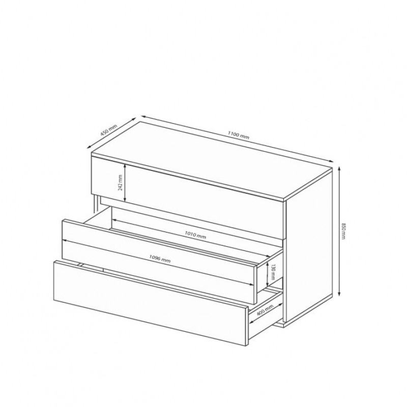 Комод Lily LY-63-GC МіроМарк