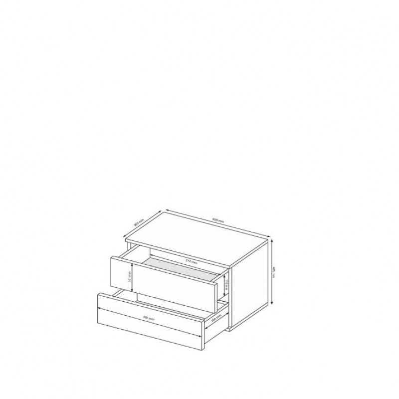 Тумба Lily  LY-52-GC МіроМарк