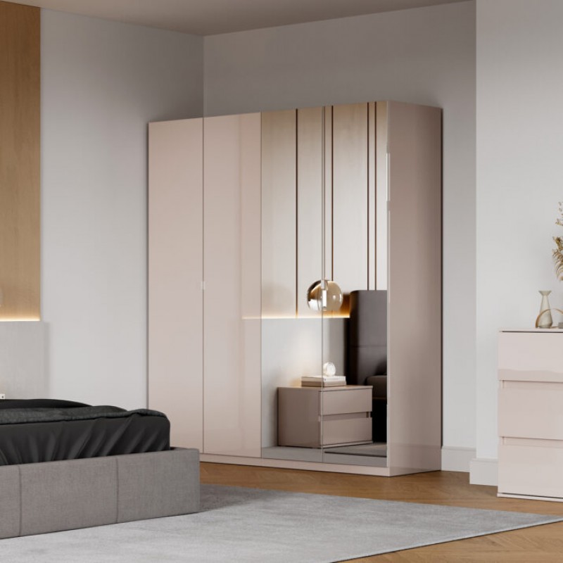 Шафа 4дв Lily LY-14-GC МіроМарк